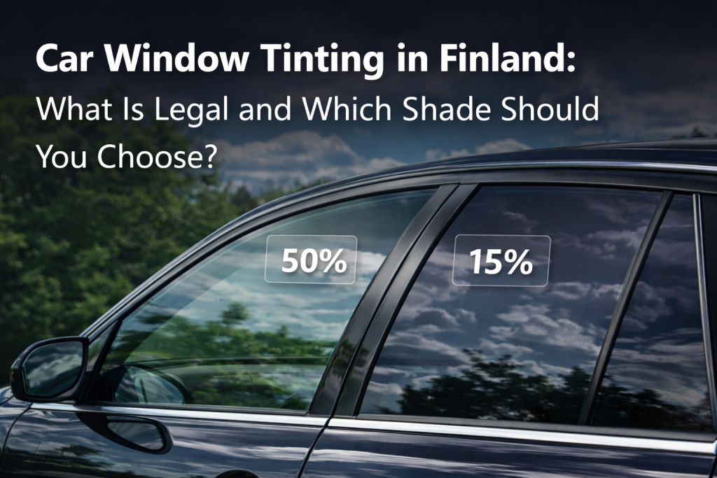 Car Window Tinting in Finland – What Is Legal and Which Shade Should You Choose?